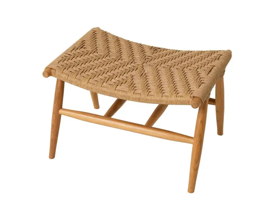 Outdoor chair and footstool 'Laroc'