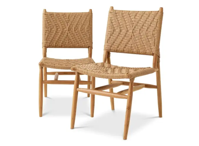 Outdoor dining chair Laroc - Set of 2