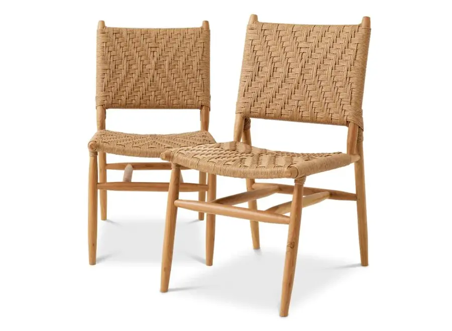 Outdoor dining chair Laroc - Set of 2