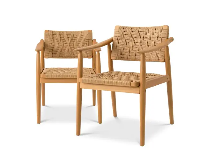 Outdoor eetkamerstoel Coral Bay - Set of 2