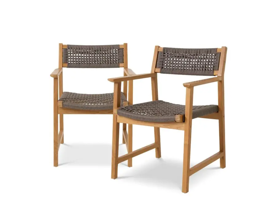 Outdoor dining chair 'Cancun ' - Set of 2