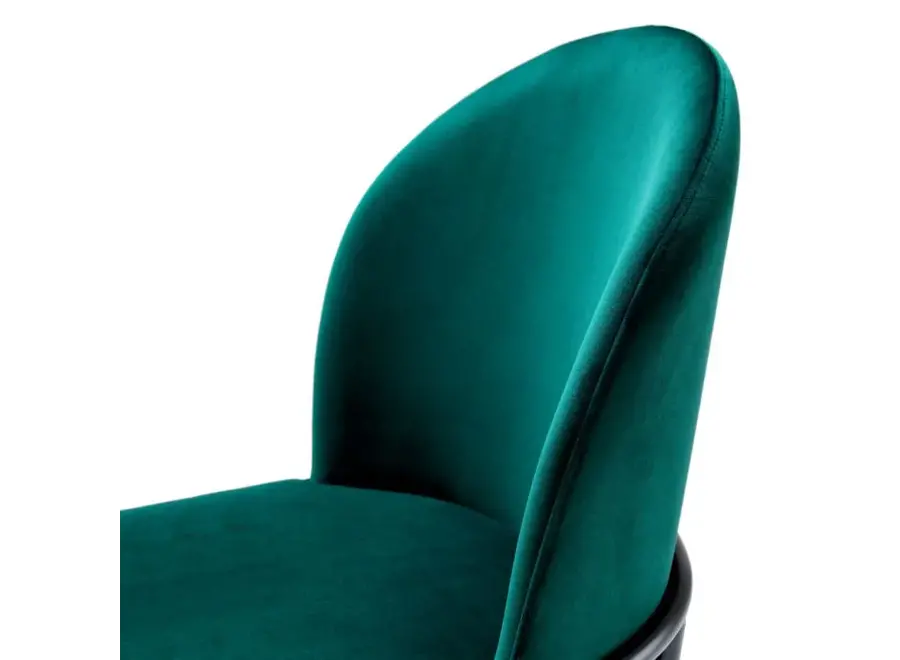 Dining chair 'Willis' set van 2 - Savona dark green velvet