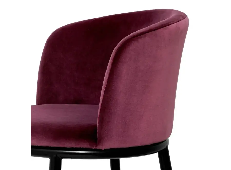 Dining chair 'Filmore' set of 2 - Cameron purple