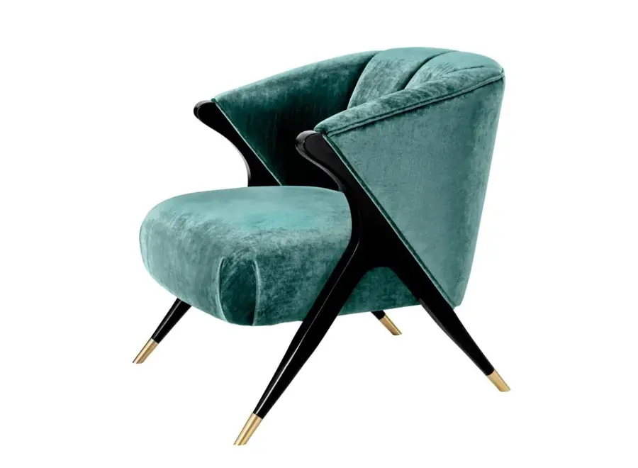 Chair 'Pavone' - Green