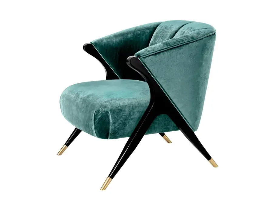 Fauteuil 'Pavone' - Green
