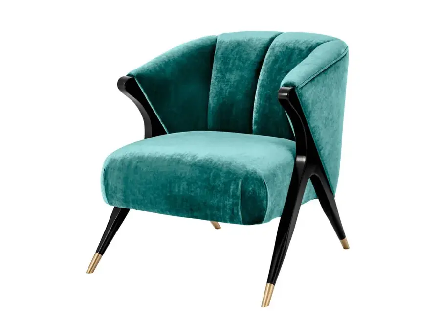 Fauteuil 'Pavone' - Green