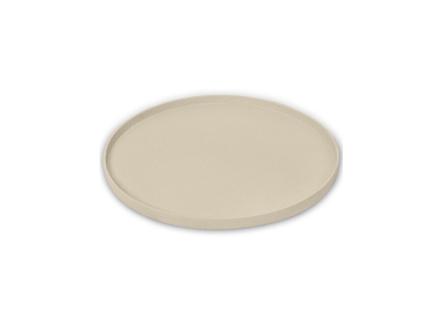 Rundes Tablett - Sand