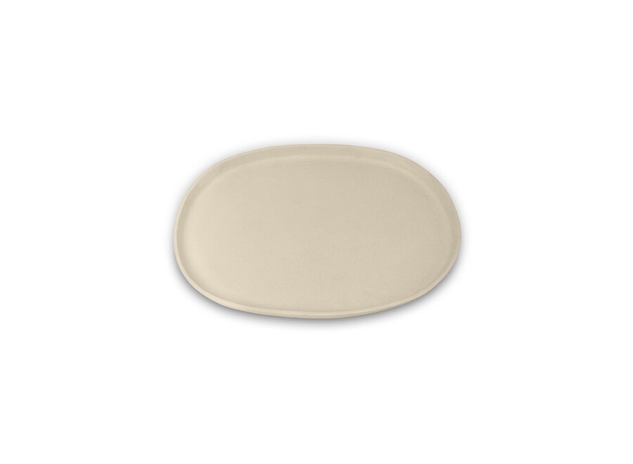 Organic tray 'Koge' - Sand