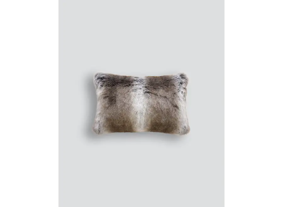 Fur cushion 'Striped Elk'