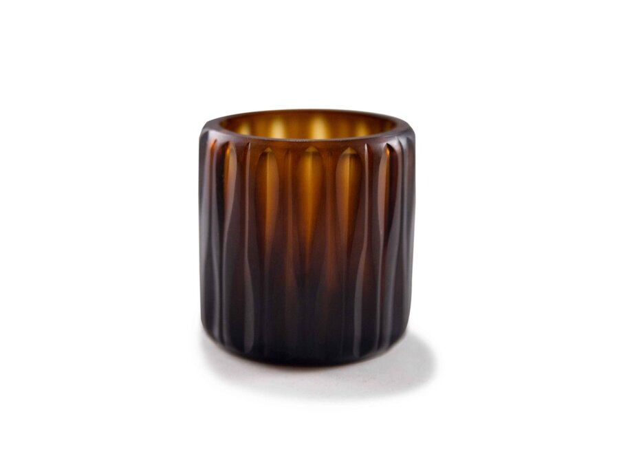 Tea light 'Gomed M' - Brown