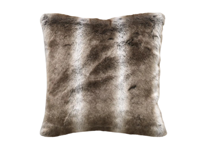 Coussin en Fourrure - Striped Elk