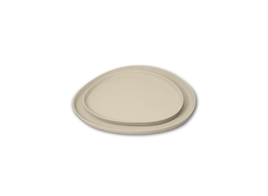 Organic tray 'Boras' - Sand