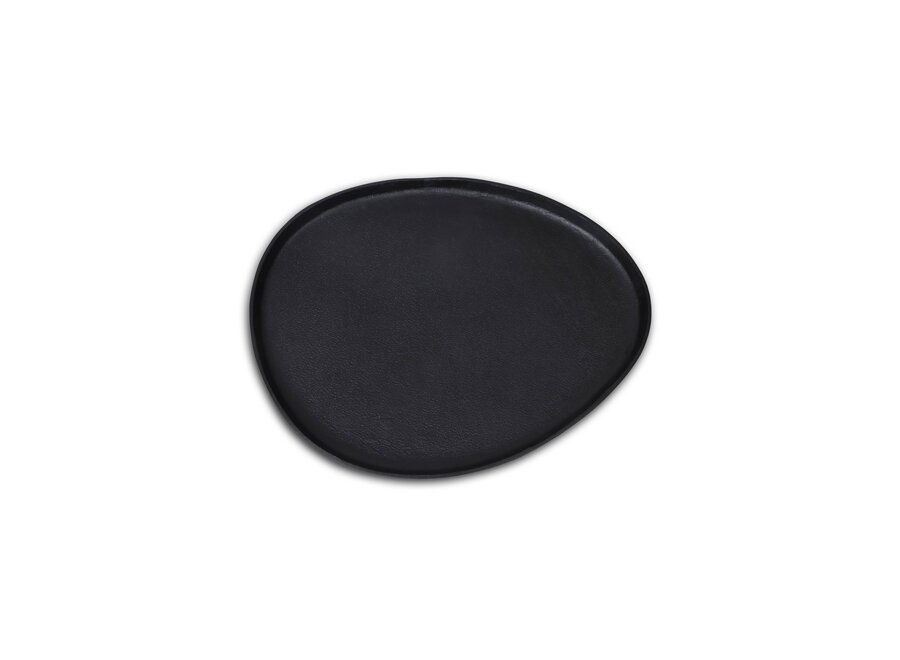 Organic tray 'Boras' - Matt Black