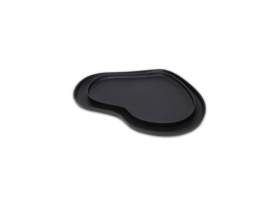 Organic tray 'Tromso' - Matt Black