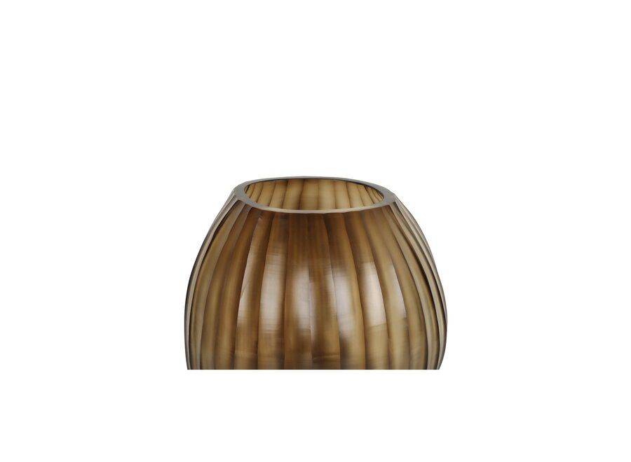 Vase 'Euclase' M - brown