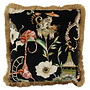 Coussin Euphoria Multicolor/Black + Fringe Gold – Temperley X ROMO Collection