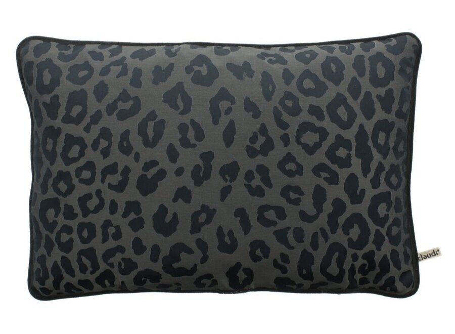 Cushion Saskia Anthracite + Piping Anthracite – Temperley X ROMO Collection