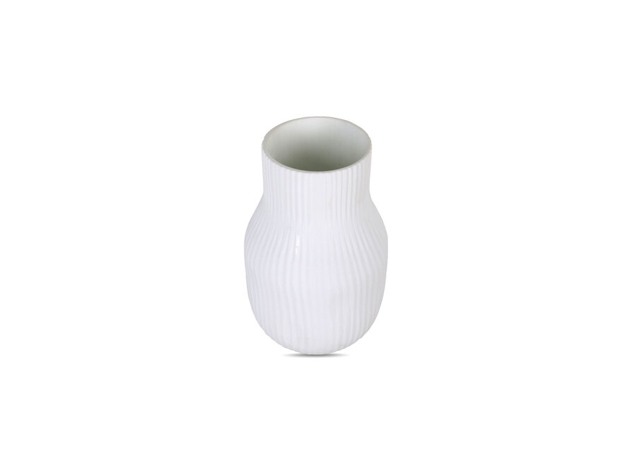 Vase 'Visby' White  - M