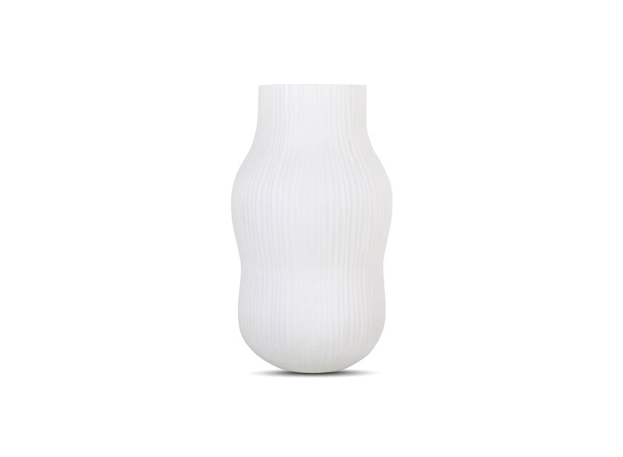 Vase 'Visby' White  - L