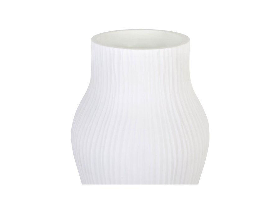 Vase 'Visby' White  - L