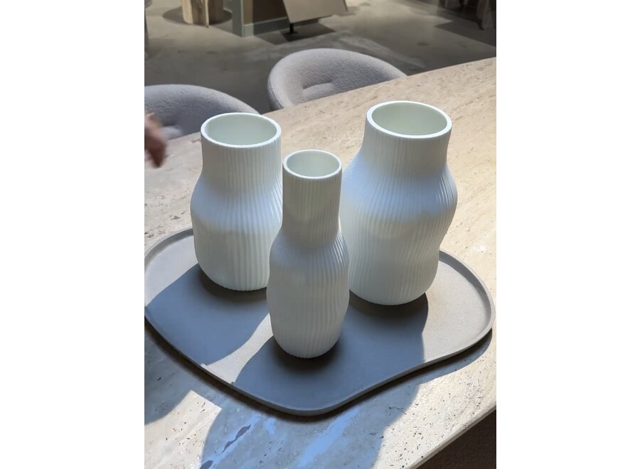 Vase 'Visby' White  - S