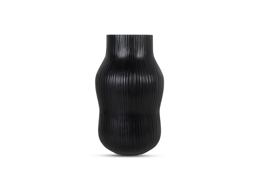 Vase 'Visby' Black - L