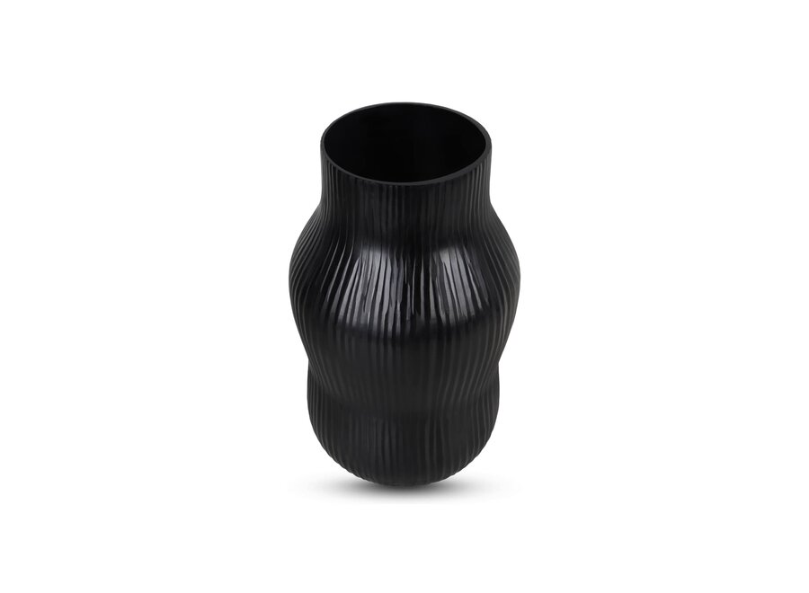 Vase 'Visby' Black - L