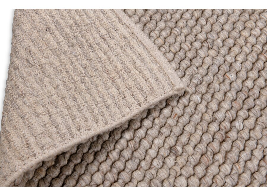 Sample 38x38 cm Carpet: 'Xenia' - Light Greige