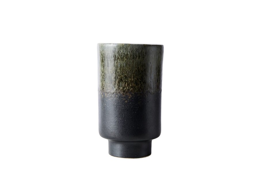 Vase 'Lago' M - Forest Green