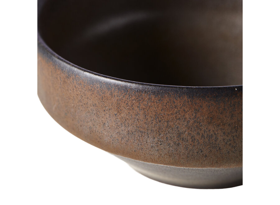 Dip bowl 'Ceto' Mocha - Set of 2