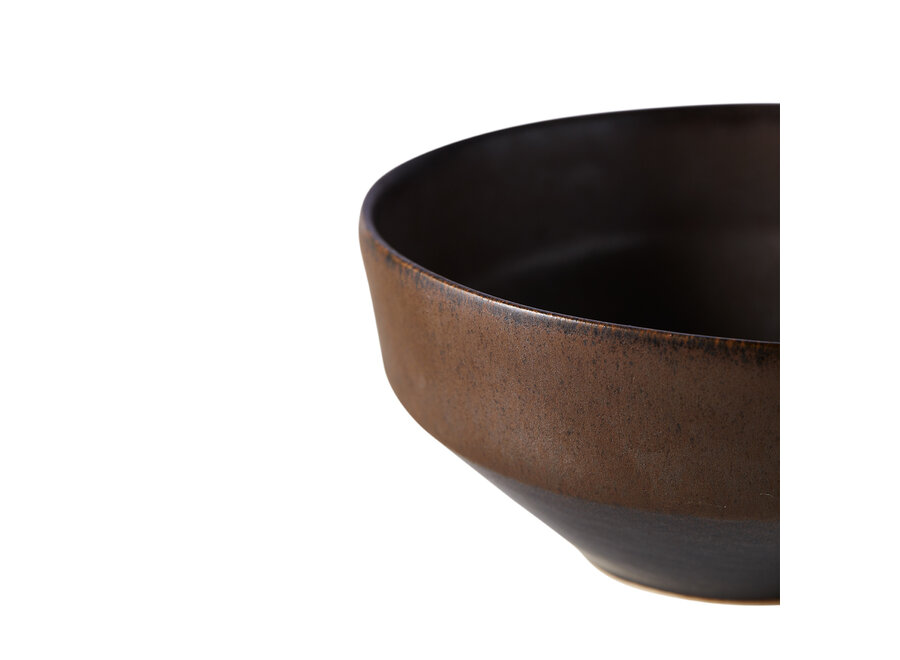 Breakfast bowl 'Ceto' Mocha - Set of 2