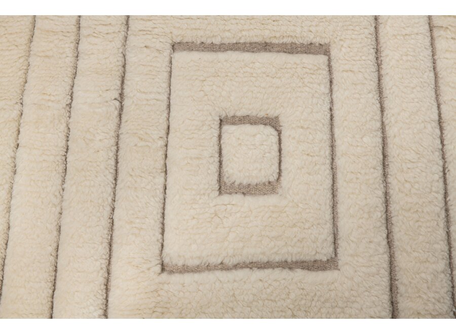 Carpet 'Askanian' Squares - Ivory