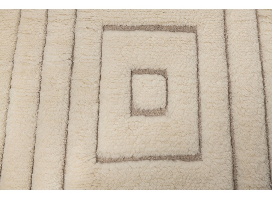 Tapis 'Askanian' Squares - Ivory