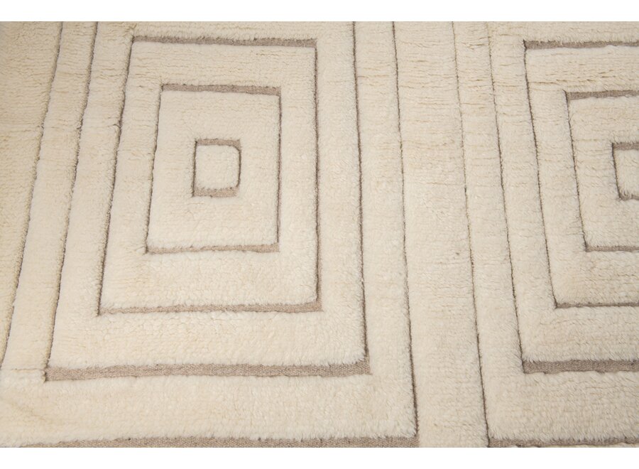 Carpet 'Askanian' Squares - Ivory