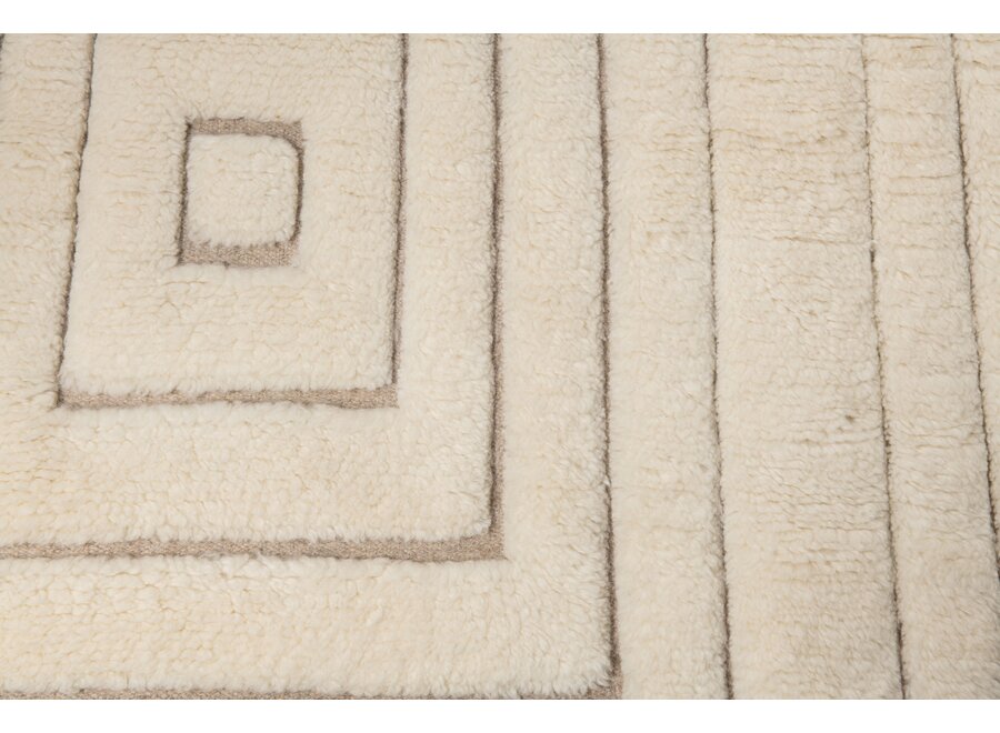 Tapis 'Askanian' Squares - Ivory