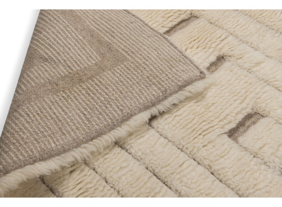 Tapis 'Askanian' Squares - Ivory