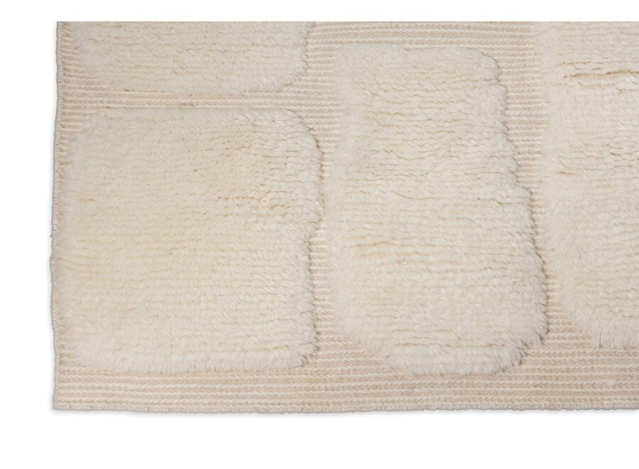 Tapis 'Askanian' Shapes - Ivory