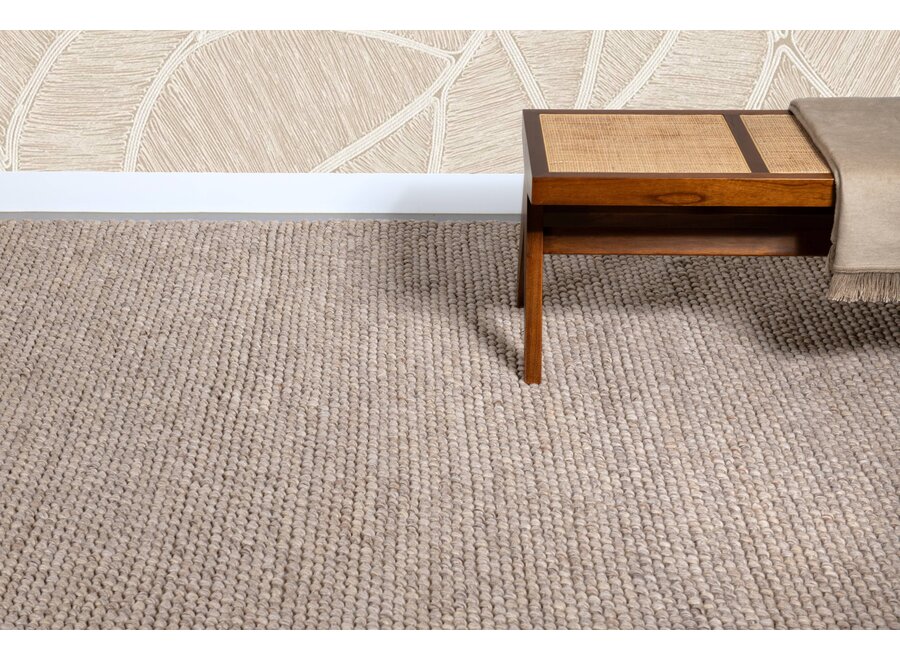 Sample 38x38 cm Carpet: 'Xenia' - Light Greige