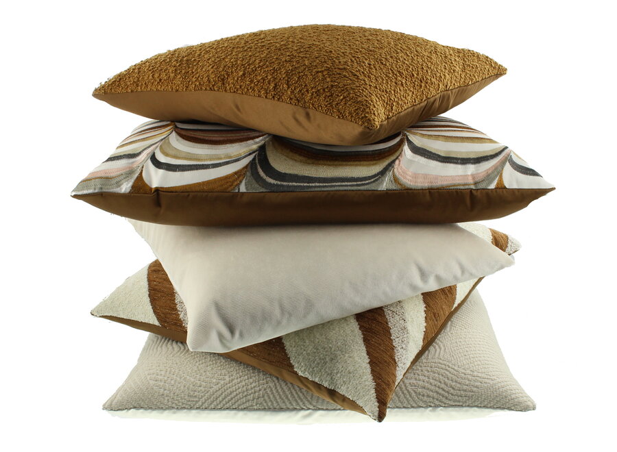 Decorative cushion Alpisa Camel