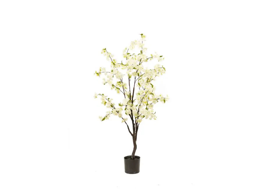 Arbre artificiel Fleur de cerisier Blanc 135cm