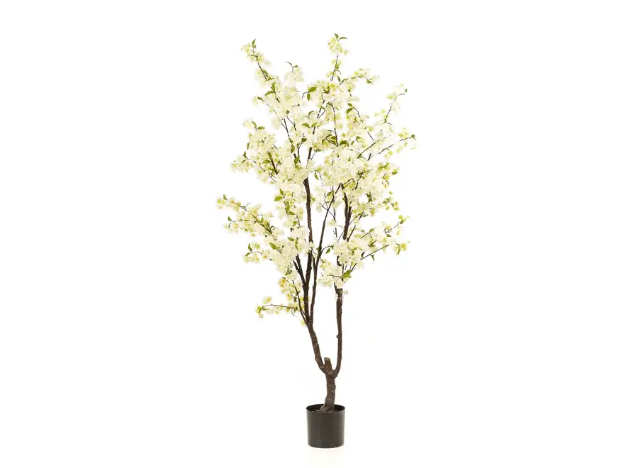 Arbre artificiel Fleur de cerisier Blanc 210cm