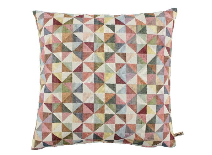 Coussin Bibi Indian Triangle Pastel Multicolor