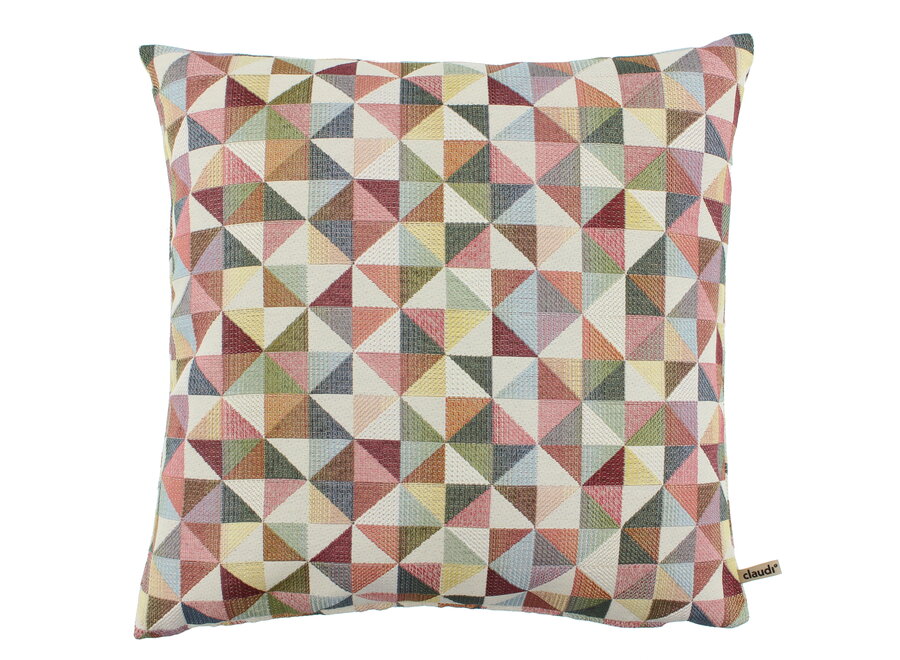 Cushion Bibi Indian Triangle Pastel Multicolor