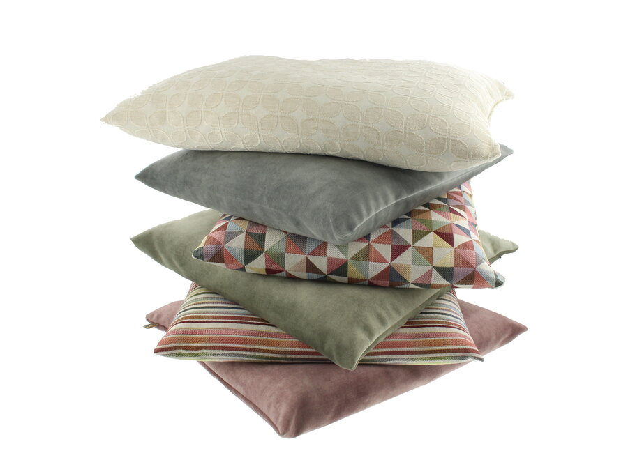 Decorative cushion Bibi Indian Stripes Pastel Multicolor