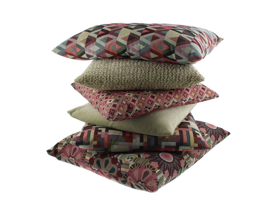 Decorative cushion Wessel Multicolor Light