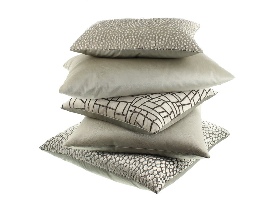 Decorative cushion Bandi Off white