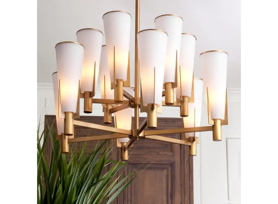 Chandelier 'Dino' -  Brass