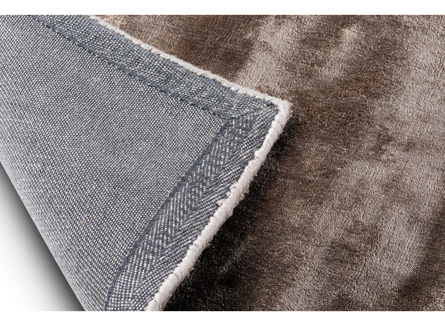 Tapis rond 'Walker' Taupe