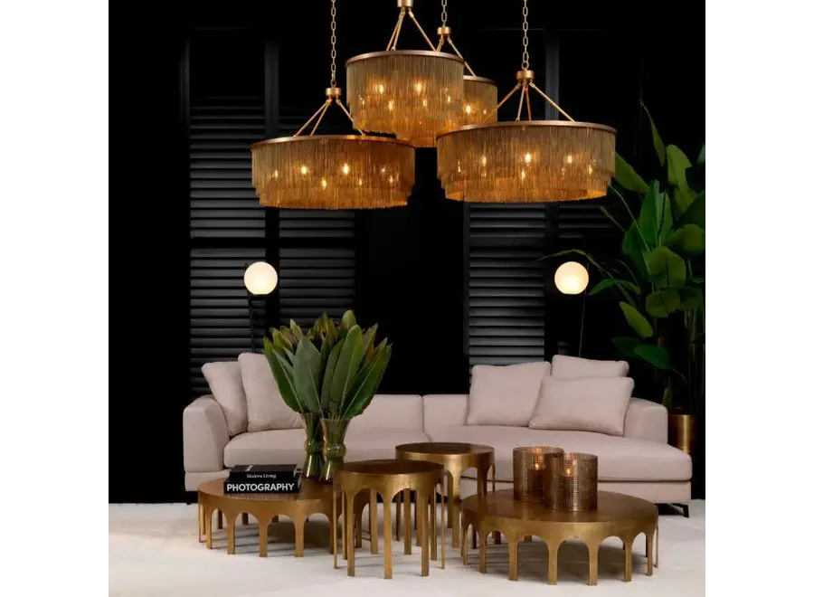 Chandelier 'Tissot' - L - Brass