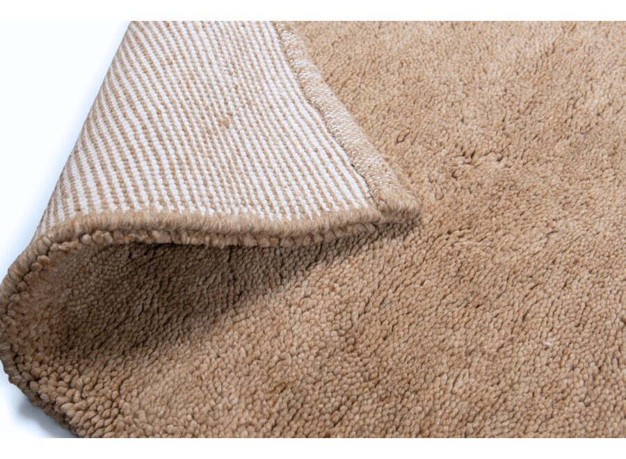 Berber vloerkleed 'Zaian' Champagne Beige